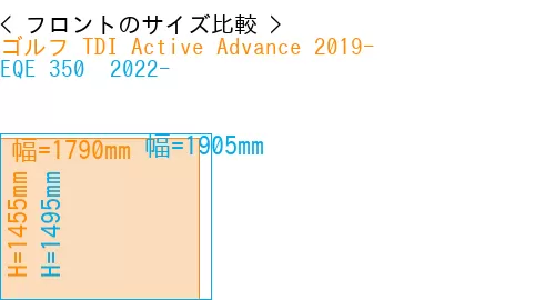 #ゴルフ TDI Active Advance 2019- + EQE 350+ 2022-